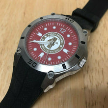 Load image into Gallery viewer, SMi Awards 2018 Pro Classic NYC Men Silver Red Analog Quartz Watch Hour~New Batt
