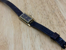 Load image into Gallery viewer, Vintage Anne Klein Lady 17J Gold Tone Rectangle Hand-Wind Mechanical Watch Hours
