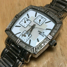 Load image into Gallery viewer, Anne Klein Lady 8 Real Diamonds Barrel Quartz Watch Hours~Day Date~New Battery
