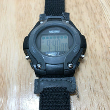 Load image into Gallery viewer, Vintage Nelsonic Men 30m Fabric LCD Digital Alarm Chrono Watch Hours~New Battery
