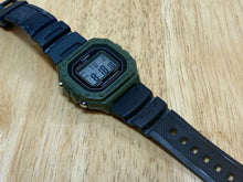 Load image into Gallery viewer, Casio W-218H Men 50m Green Black Digital Alarm Chrono Quartz Watch Hour~New Batt
