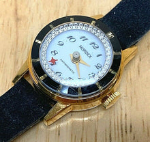 Load image into Gallery viewer, Stunning VTG Nordex Lady Mystery Dial Gold Tone Hand-Wind Mechanical Watch Hours
