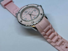 Load image into Gallery viewer, Haurex Italy Vivace Men Lady 50m Silver Pink Analog Quartz Watch Hour~New Batter
