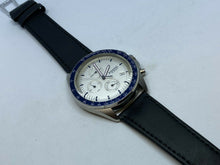 Load image into Gallery viewer, Fossil CH3028 Men 100m Silver Blue Steel Quartz Chronograph Watch Hours~New Batt
