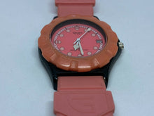 Load image into Gallery viewer, Vintage Gruen 50m Moving Bezel Pink Black Analog Quartz Watch Hour~Date~New Batt

