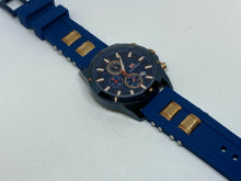 Load image into Gallery viewer, Mini Focus Mens 50m Blue Analog Quartz Chronograph Watch Hours~Date~New Battery

