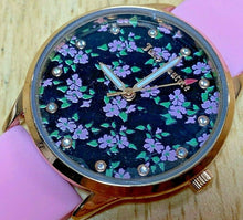 Load image into Gallery viewer, Unused Juicy Couture Black Label Lady Flower Analog Quartz Watch Hour~New Batter
