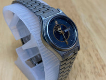 Load image into Gallery viewer, VTG Seiko 5 4206 Lady 17J  Silver Blue Self-Wind Automatic Watch Hours~Day Date

