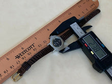 Load image into Gallery viewer, Vintage Benrus Lady 17 Jewels Silver Black Oval Hand-Wind Mechanical Watch Hours
