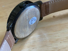 Load image into Gallery viewer, SKMEI Mens 30m Black White Leather Band Analog Quartz Watch Hours~New Battery
