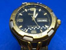 Load image into Gallery viewer, Armitron 20/4131 Mens 50m Dual Tone Moving Bezel Analog Watch Hours~New Battery

