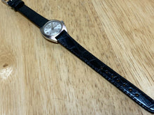 Load image into Gallery viewer, Nice Vintage Ariston Swiss Lady Silver Leather Hand-Wind Mechanical Watch Hours
