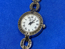 Load image into Gallery viewer, Anne Klein10/4085 Lady Silver White Roman Analog Quartz Watch Hours~New Battery
