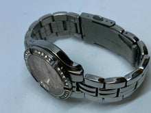 Load image into Gallery viewer, Guess Lady 100m Silver Steel Rhinestone Analog Quartz Watch Hour~Date~New Batter
