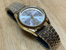 Load image into Gallery viewer, Vintage Watch-it Men Gold Tone Fluted Bezel Analog Quartz Watch Hour~New Battery
