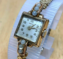 Load image into Gallery viewer, Vintage Provita Lady 10k Gold Filled Band Square Hand-Wind Mechanical Watch Hour
