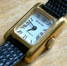 Load image into Gallery viewer, VTG Aristex Lady Hot Style Gold Tone Rectangle Hand-Wind Mechanical Watch Hours
