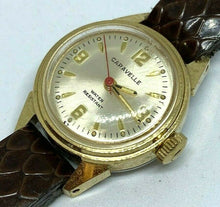 Load image into Gallery viewer, Vintage Caravelle Bulova Lady Gold Tone Classic Hand-Wind Mechanical Watch Hours
