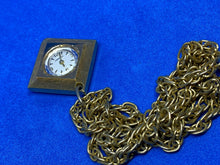 Load image into Gallery viewer, Vintage Caravelle By Bulova Lady Gold Tone Hand-Wind Pendant Pocket Watch Hours
