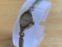 Load image into Gallery viewer, Vintage Bulova Lady 10k RGP GF Band Real Diamond Hand-Wind Mechanical Watch Hour
