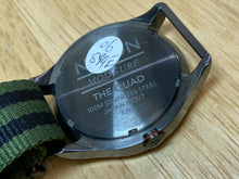 Load image into Gallery viewer, NIXON Mud Surf The Quad Men 100m Titan Black Analog Quartz Watch Hour~New Batter
