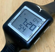 Load image into Gallery viewer, Puma Mens 50m Black Square Digital Quartz Alarm Chrono Watch Hours~New Battery
