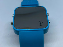 Load image into Gallery viewer, Square 1:Face Mirror Modern Blue LED Digital Quartz Watch Hours~Date~New Battery
