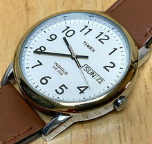 Load image into Gallery viewer, Timex Indiglo Mens 30m Dual Tone Analog Quartz Watch Hours~Day Date~New Battery
