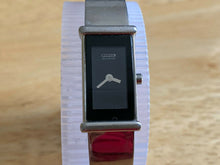 Load image into Gallery viewer, Citizen Eco-Drive G620 Lady Silver Black Rectangle Solar Power Quartz Watch Hour
