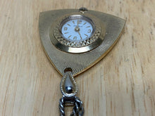 Load image into Gallery viewer, Vintage Caravelle By Bulova Lady Gold Tone Hand-Wind Pendant Pocket Watch Hours
