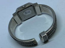 Load image into Gallery viewer, Premier Design Lady Silver Rhinestone Cuff Bangle Quartz Watch Hours~New Battery
