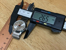Load image into Gallery viewer, Vintage Criterion Lady Silver Stretch Band Beefy Hand-Wind Mechanical Watch Hour
