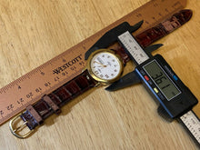 Load image into Gallery viewer, Timex Indiglo Mens 30m Gold-White Analog Quartz Watch Hours~Day Date~New Battery
