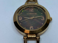 Load image into Gallery viewer, Liz Claiborne Lady Rose Gold Tone Abalone Dial Analog Quartz Watch Hour~New Batt
