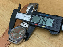 Load image into Gallery viewer, Stunning Vintage 1973 Timex Marlin Mens Silver Hand-Wind Mechanical Watch Hours

