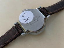 Load image into Gallery viewer, Vintage Benrus Lady 17 Jewels Silver Black Oval Hand-Wind Mechanical Watch Hours
