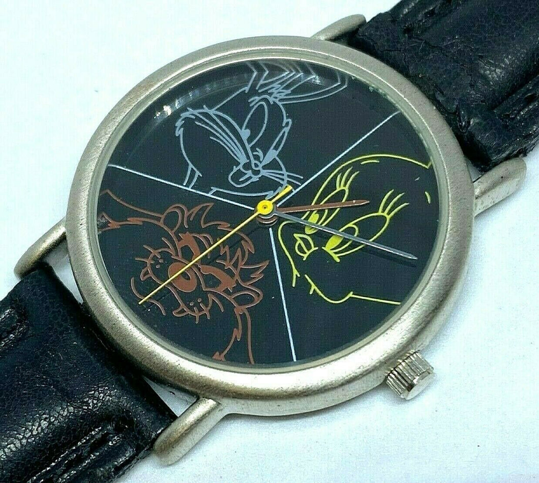 Vintage Warner Bros Special Edition Characters Analog Quartz Watch Hour~New Batt