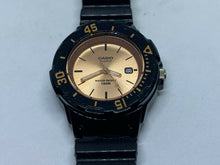 Load image into Gallery viewer, Casio LRM-200H Lady 100m Black Moving Bezel Analog Quartz Watch Hour~New Battery
