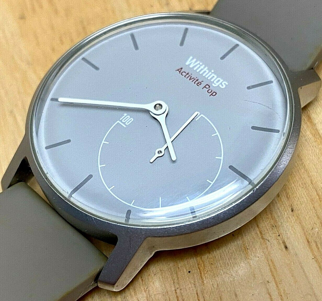 Withings Activite POP Silver Sleep Fitness Excise Activity Tracker Watch Hours