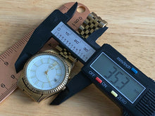 Load image into Gallery viewer, Vintage Citizen Mens Fluted Bezel Luminous Analog Quartz Watch Hours~New Battery
