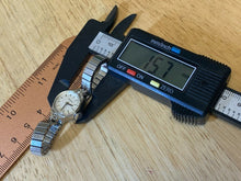 Load image into Gallery viewer, Vintage Caravelle-Bulova Lady Silver Cocktail Hand-Wind Mechanical Watch Hours
