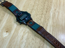 Load image into Gallery viewer, Disney Mens 30m Green Brown Fabric Digital Alarm Chrono Watch Hours~New Battery
