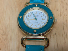 Load image into Gallery viewer, Unused Embassy By Gruen Lady Gold Tone Green Analog Quartz Watch Hour~New Batter
