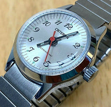 Load image into Gallery viewer, Vintage Criterion Lady Silver Stretch Band Beefy Hand-Wind Mechanical Watch Hour
