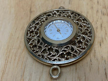 Load image into Gallery viewer, Vintage Caravelle By Bulova Lady Gold Tone Hand-Wind Pendant Pocket Watch Hours
