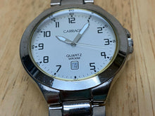 Load image into Gallery viewer, Carriage Timex Men 30m Classic Silver Analog Quartz Watch Hours~Date~New Battery
