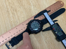 Load image into Gallery viewer, Unknown Logo Mens 100m Black Digital Quartz Alarm Chrono Watch Hours~New Battery
