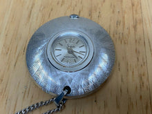 Load image into Gallery viewer, Vintage Sheffield Lady Silver Swiss Hand-Wind Necklace Pendant Pocket Watch Hour
