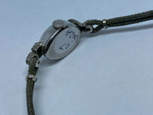 Load image into Gallery viewer, Vintage Dufonte Lady 10k RGP GF 3 Real Diamonds Hand-Wind Mechanical Watch Hours

