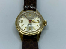 Load image into Gallery viewer, Vintage Caravelle Bulova Lady Gold Tone Classic Hand-Wind Mechanical Watch Hours
